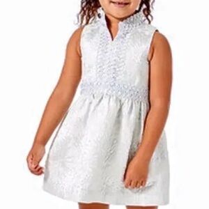 Lilly Pulitzer mini Franco white Brocade dress